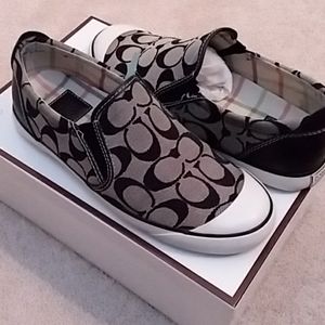 Coach Sneakers gray logo size 8